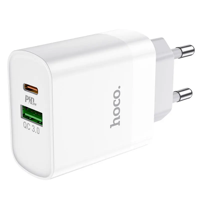 hoco-c80a-rapido-pd20w-qc3-wall-charger-eu-ports.webp